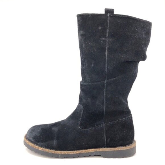 Birkenstock Luton High Black Leather Tall Boots EUR 40 - Picture 1 of 12